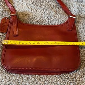 Coach cross body bag red